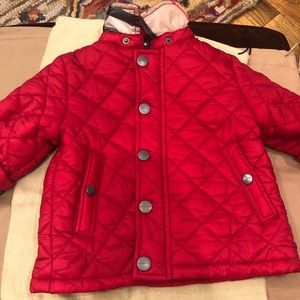 Children Burberry quilted jacket 6months